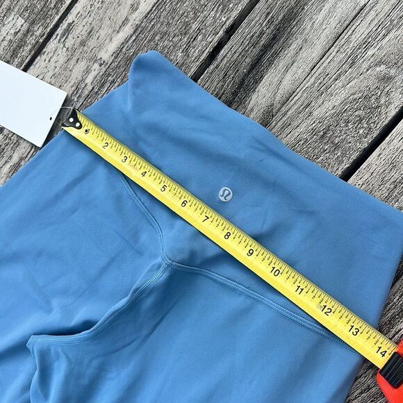 Lululemon Align High-Rise Wide-Leg‎ Cropped Pant 23" Utility Blue size 4 NWT - Picture 4 of 7